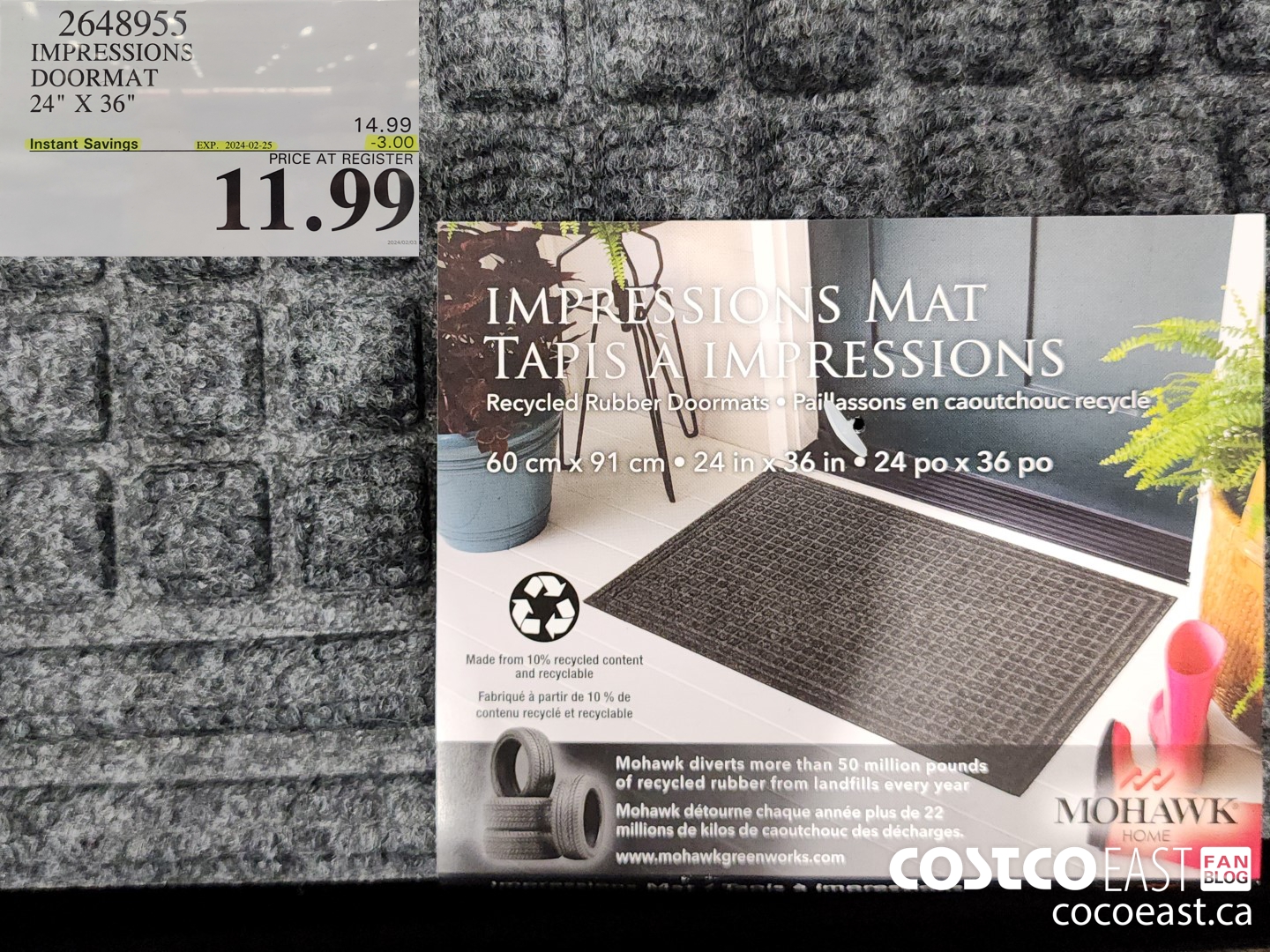 2648955 IMPRESSIONS DOORMAT 24