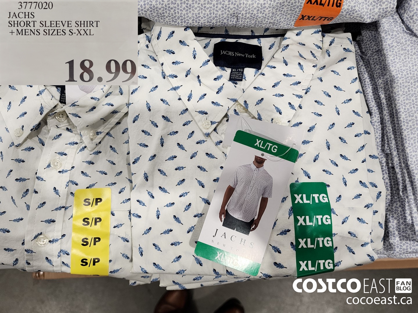 3777020 JACHS SHORT SLEEVE SHIRT +MENS SIZES S-XXL $18.99