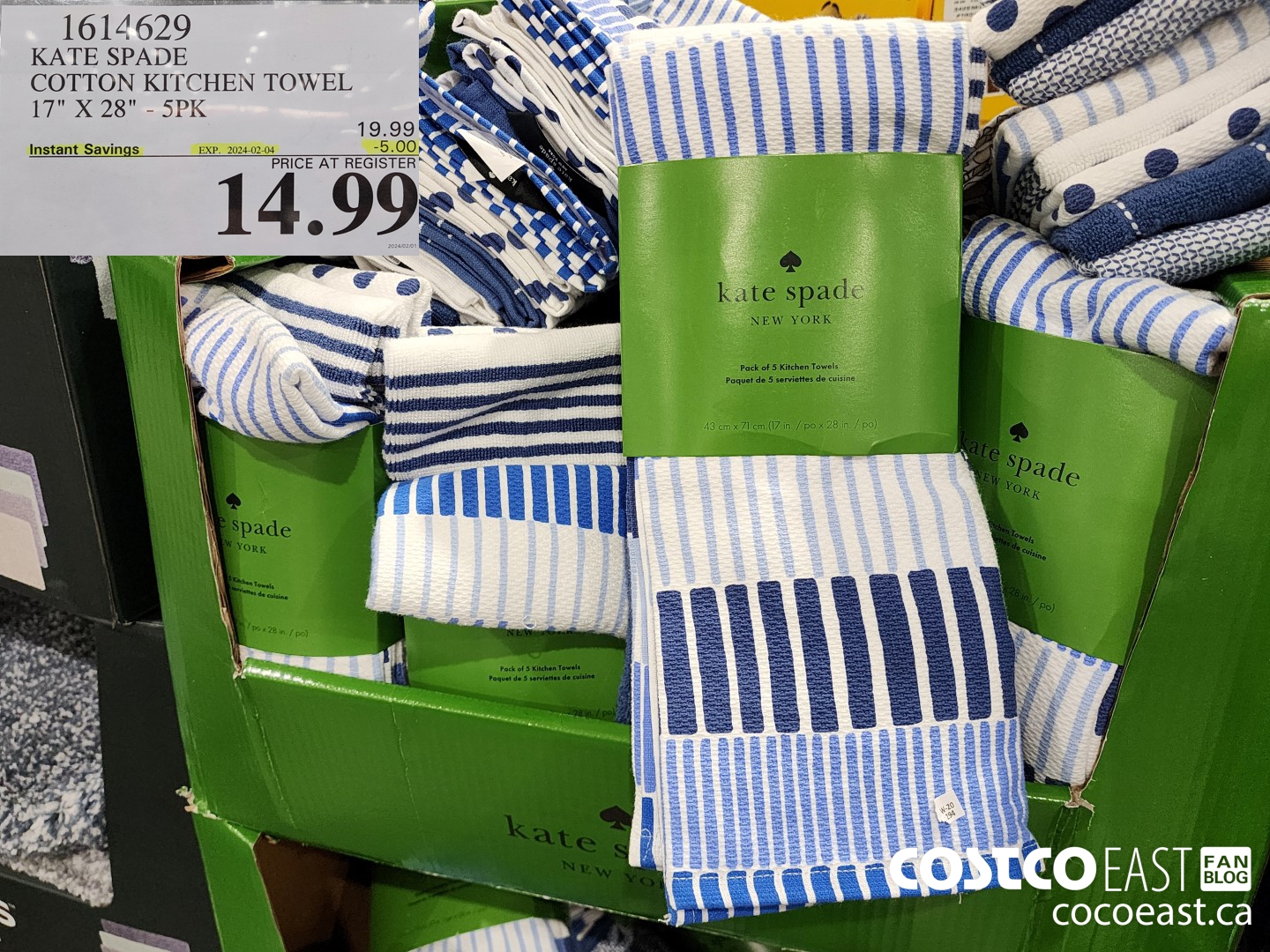 1614629 KATE SPADE COTTON KITCHEN TOWEL 17