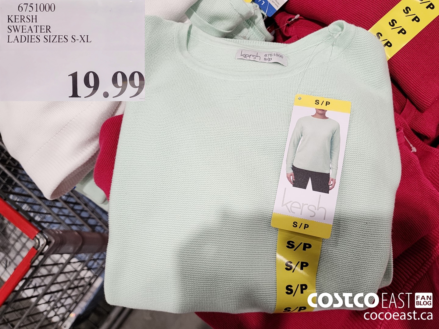 6751000 KERSH SWEATER LADIES SIZES S-XL $19.99