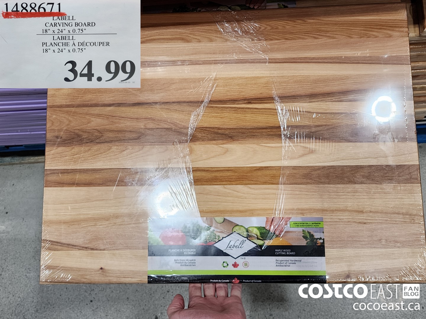 1488671 LABELL CARVING BOARD 18