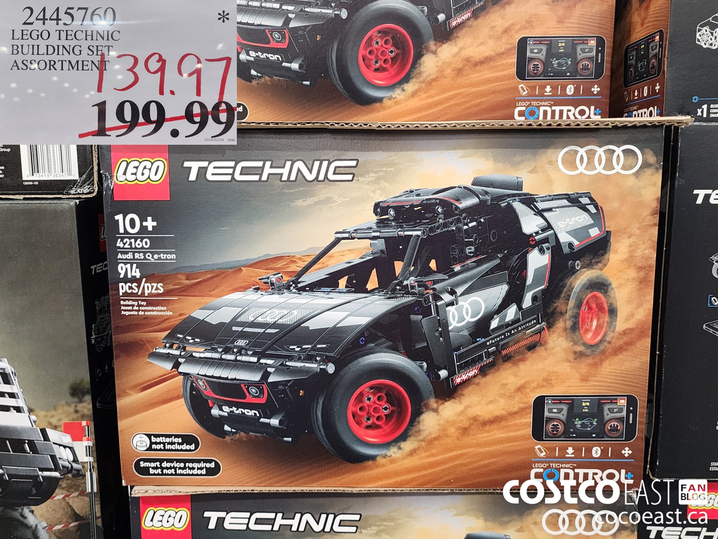 2445760 LEGO TECHNIC BUILDING SET ASSORTMENT $139.97