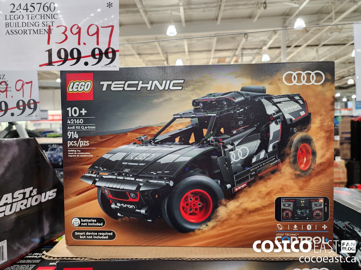 2445760 LEGO TECHNIC BUILDING SET ASSORTMENT $139.97