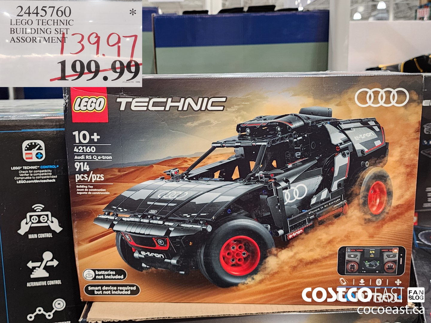 2445760 LEGO TECHNIC BUILDING SET ASSORTMENT $139.97
