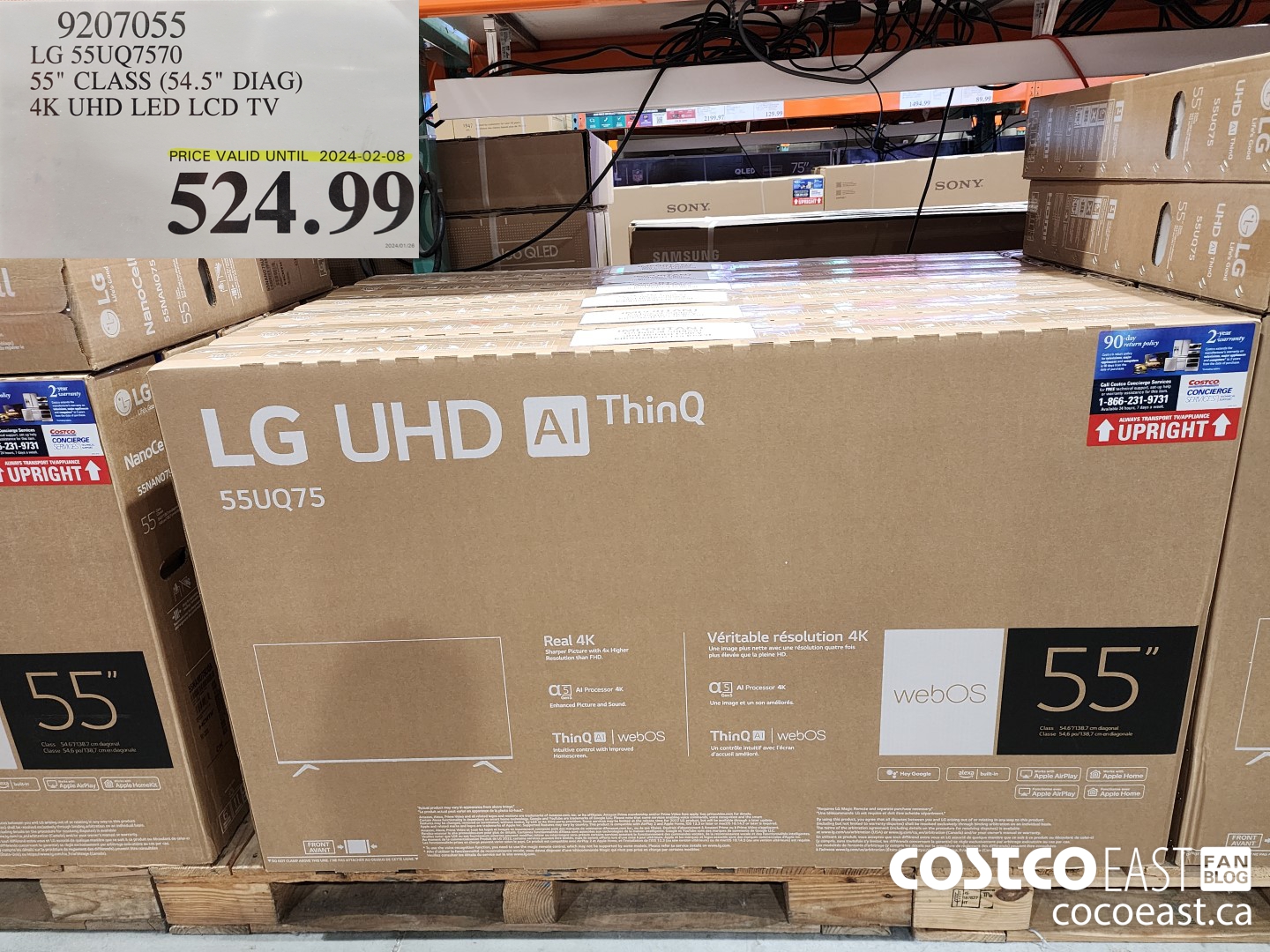 9207055 LG 55UQ7570 55