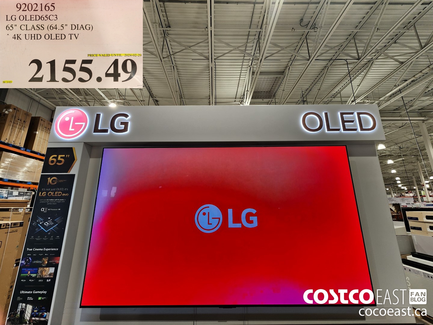 9202165 LG OLED65C3 65