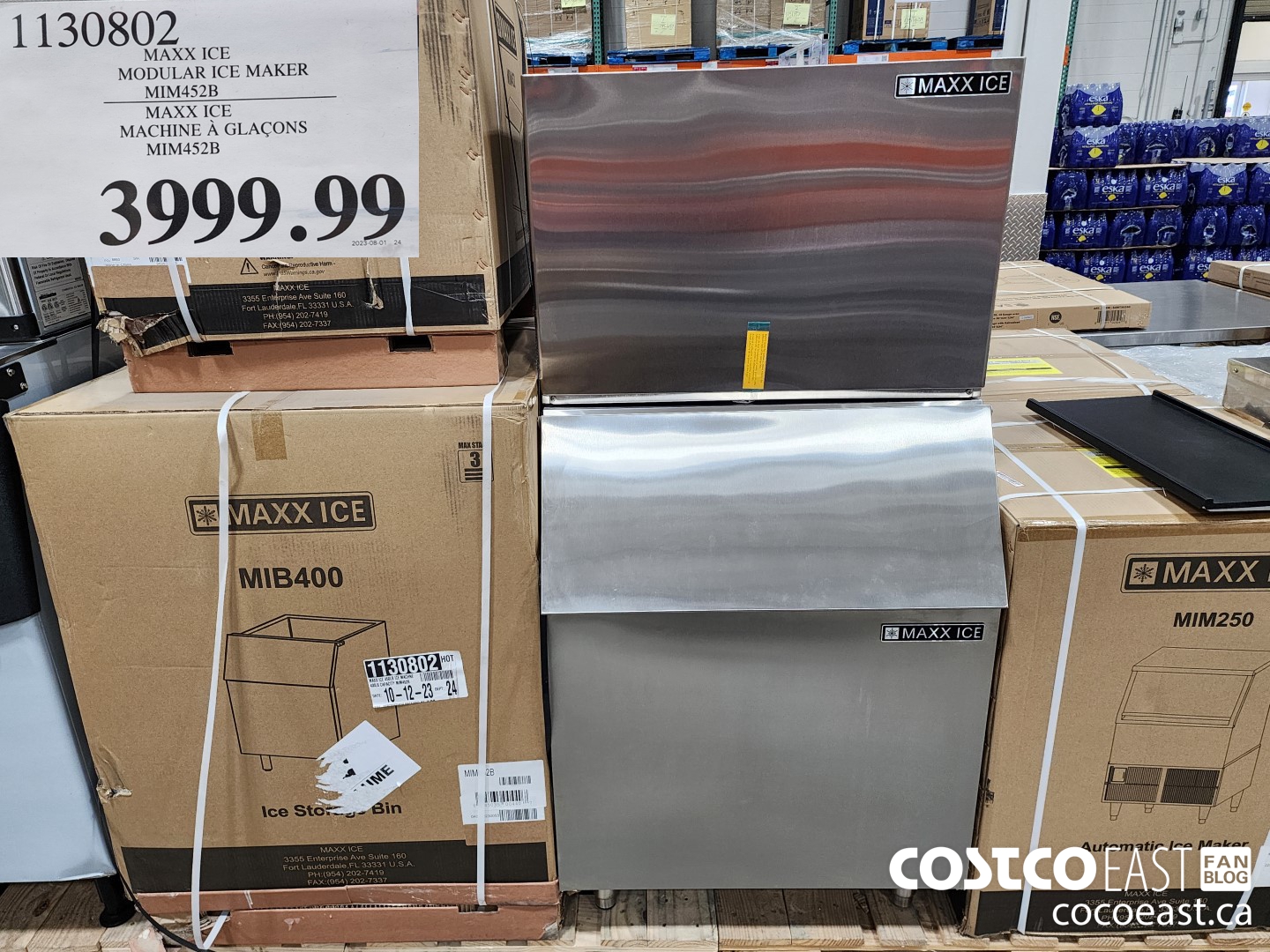 1130802 MAXX ICE MODULAR ICE MAKER MIM452B $3999.99