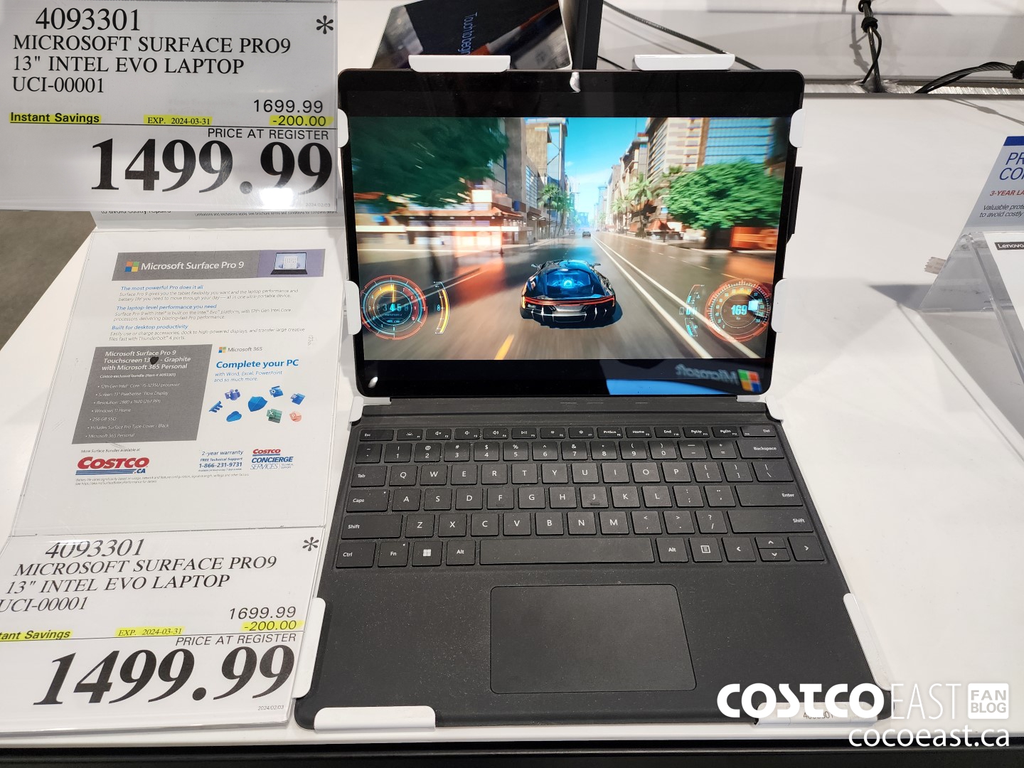 4093301 MICROSOFT SURFACE PRO9 13