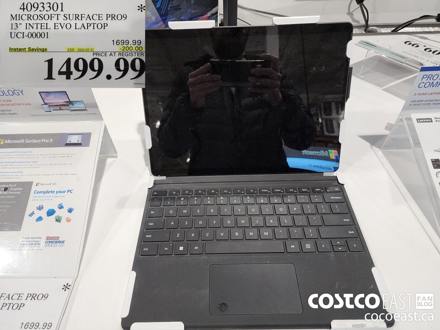 4093301 MICROSOFT SURFACE PRO9 13