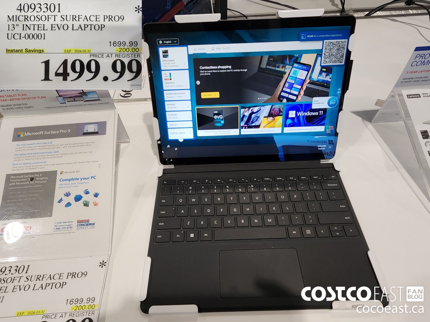 4093301 MICROSOFT SURFACE PRO9 13