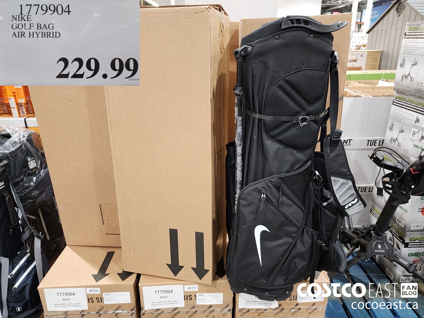 1779904 NIKE GOLF BAG AIR HYBRID $229.99