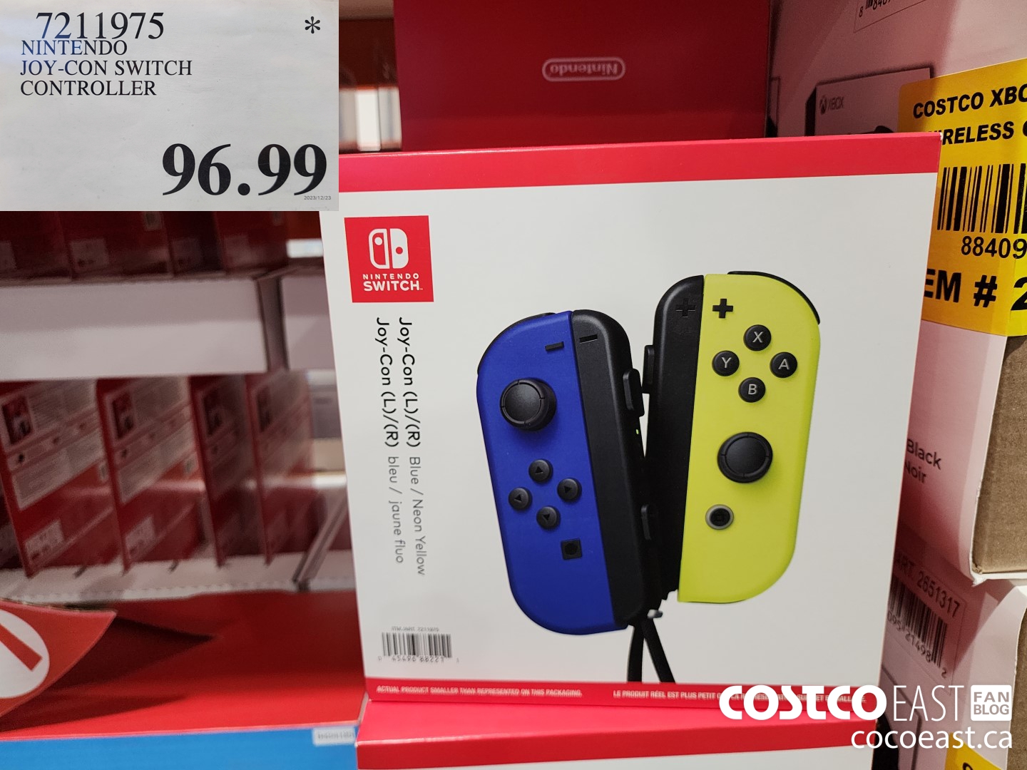 7211975 NINTENDO JOY-CON SWITCH CONTROLLER $96.99