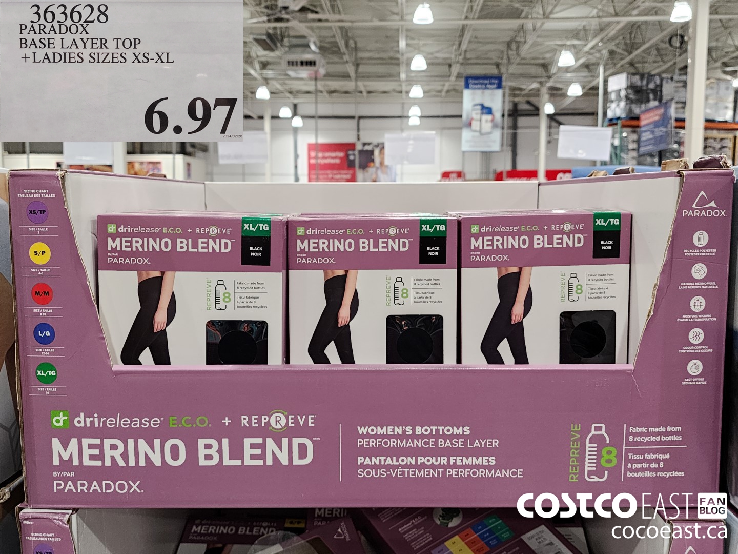 363628 PARADOX BASE LAYER TOP + LADIES SIZES XS-XL $6.97