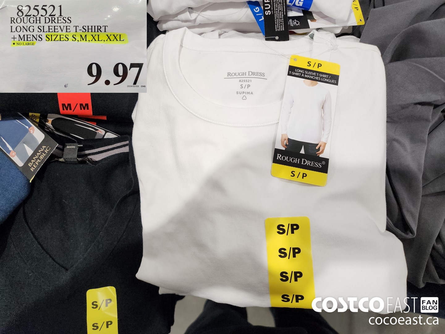 825521 ROUGH DRESS LONG SLEEVE T-SHIRT +MENS SIZES S-XXL $9.97