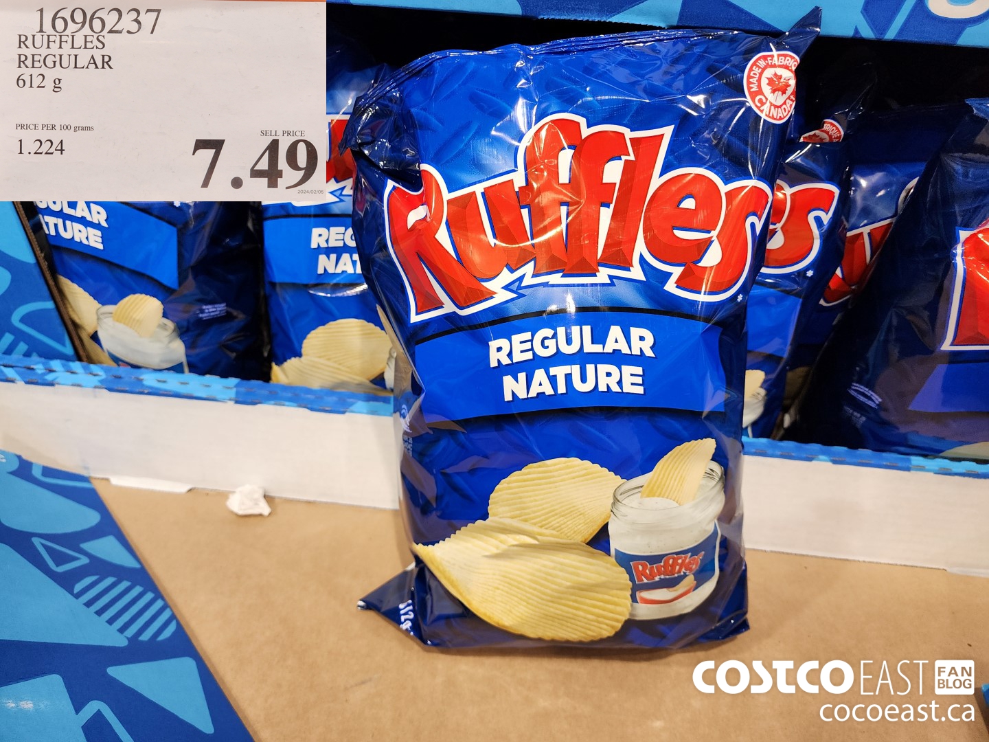1696237 RUFFLES REGULAR 612 G $7.49