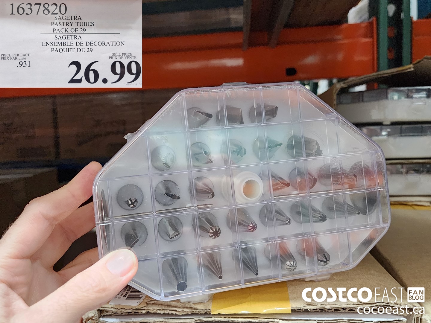 1637820 SAGETRA PASTRY TUBES PACK OF 29 $26.99