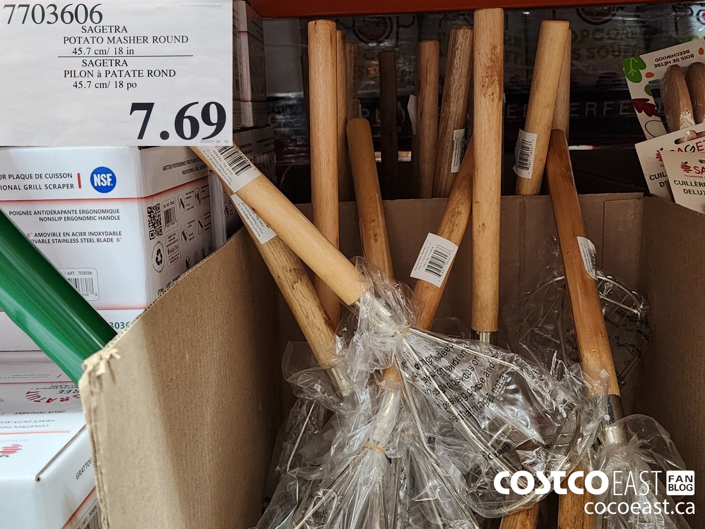 7703606 SAGETRA POTATO MASHER ROUND 45.7 cm/ 18 in $7.69