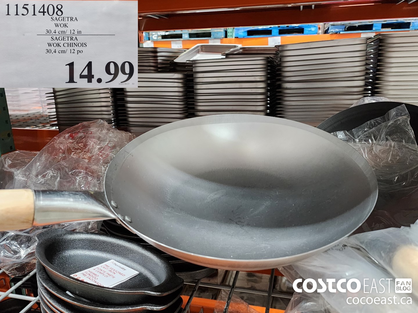 1151408 SAGETRA WOK 30.4 cm/ 12 in $14.99