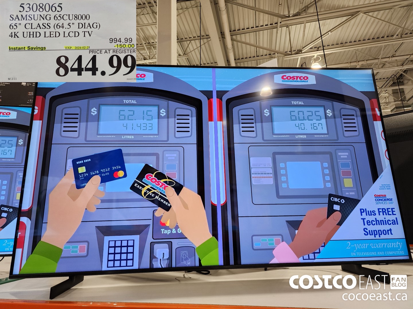 5308065 SAMSUNG 65CU8000 65