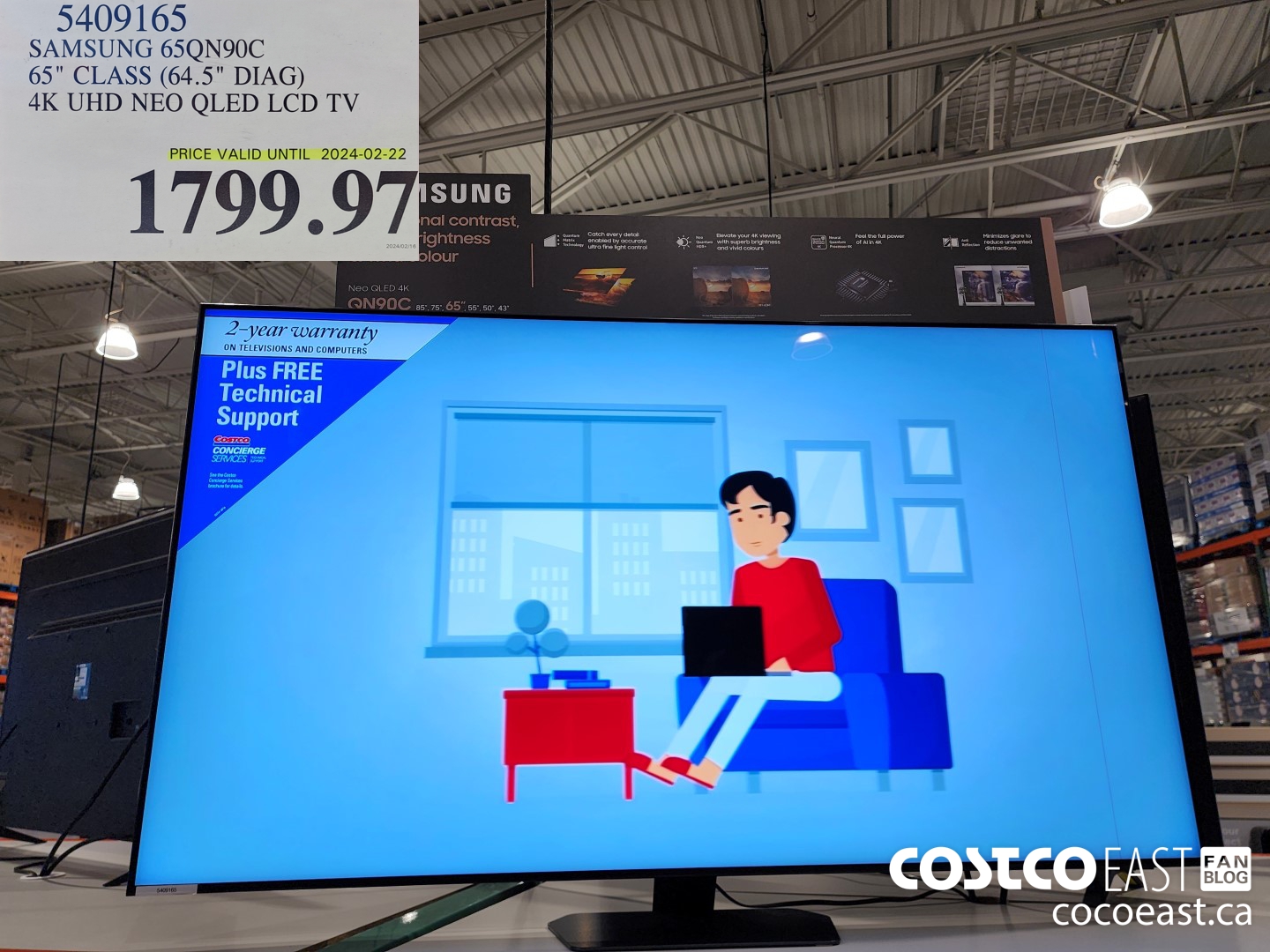 5409165 SAMSUNG 65QN90C 65