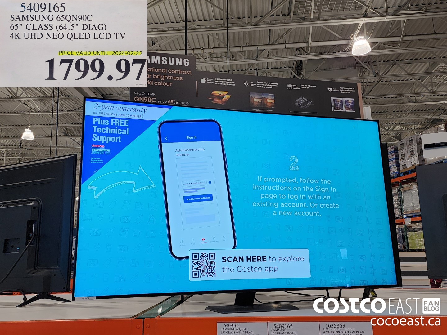 5409165 SAMSUNG 65QN90C 65