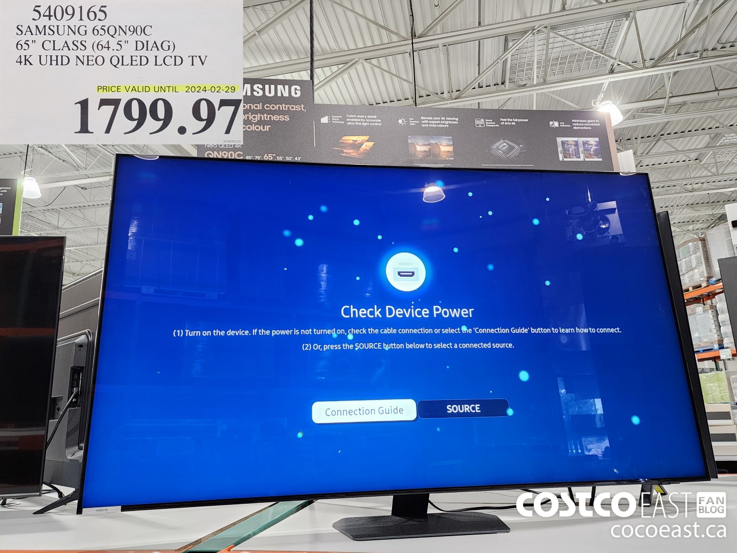 5409165 SAMSUNG 65QN90C 65