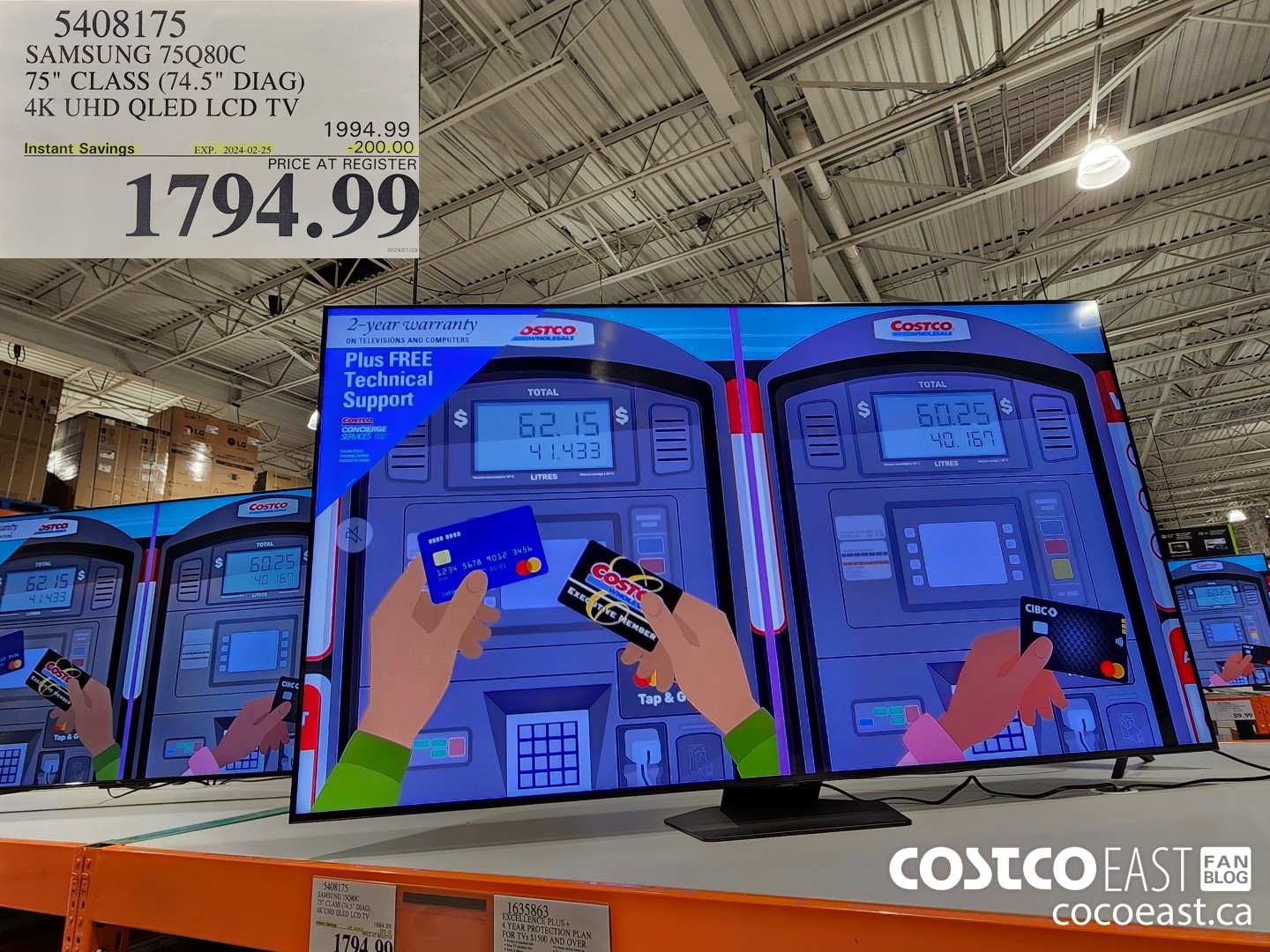 5408175 SAMSUNG 75Q80C 75