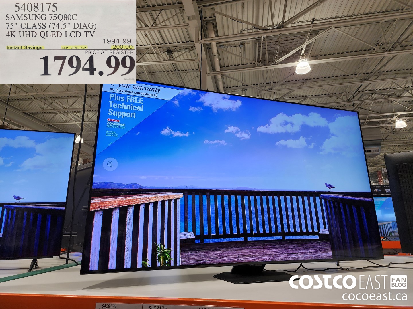 5408175 SAMSUNG 75Q80C 75