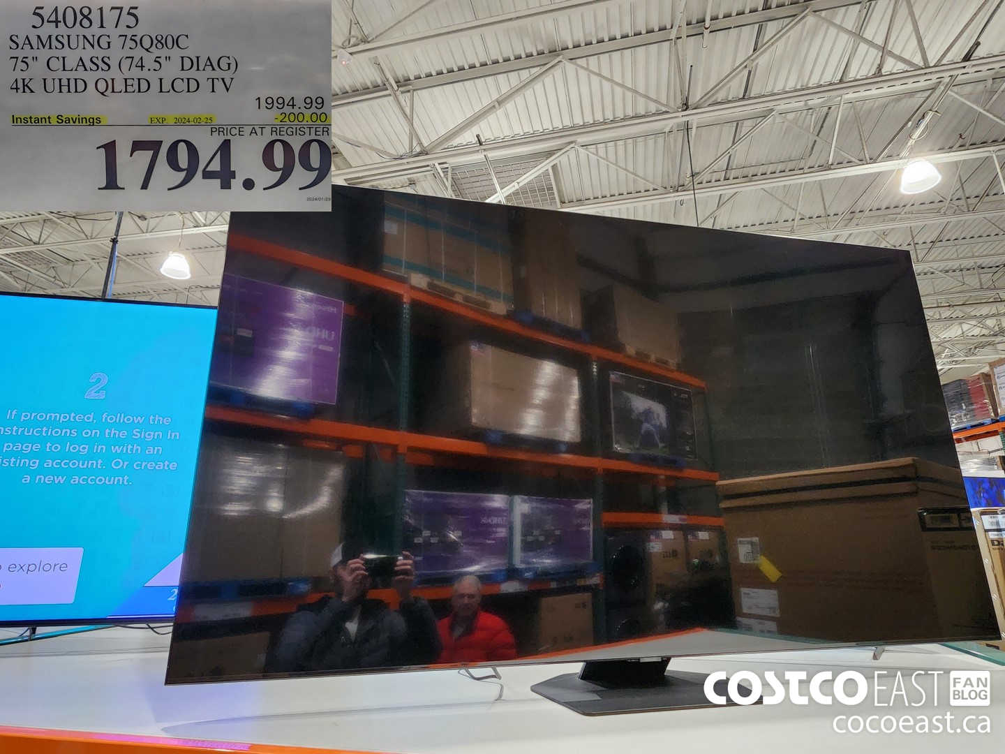 5408175 SAMSUNG 75Q80C 75