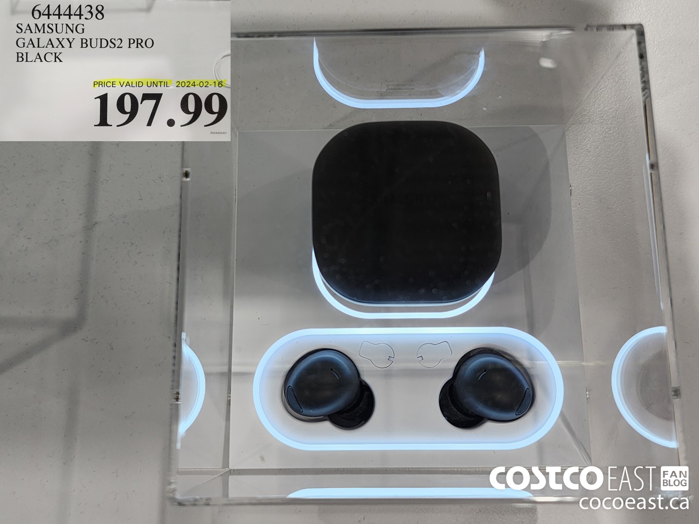 6444438 SAMSUNG GALAXY BUDS2 PRO BLACK $197.99