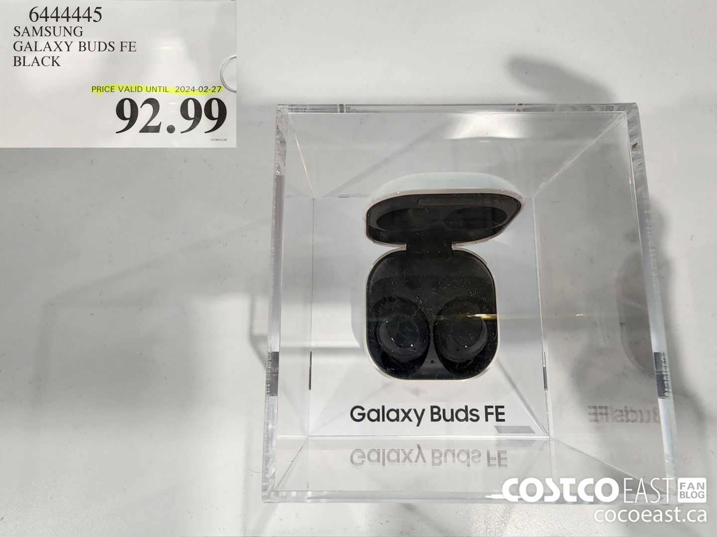 6444445 SAMSUNG GALAXY BUDS FE BLACK $92.99