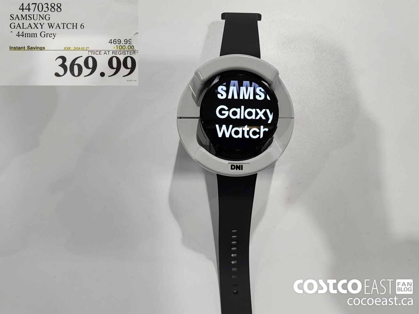 4470388 SAMSUNG GALAXY WATCH 6 44mm Grey ($100.00 INSTANT SAVINGS EXPIRES ON 2024-02-27) $369.99