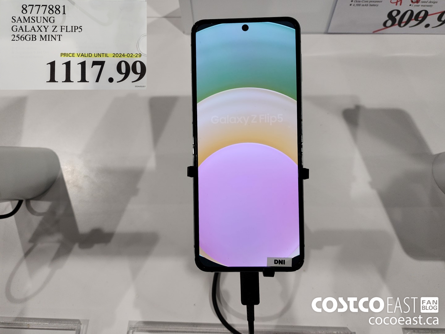8777881 SAMSUNG GALAXY Z FLIPS5 256GB MINT $1117.99