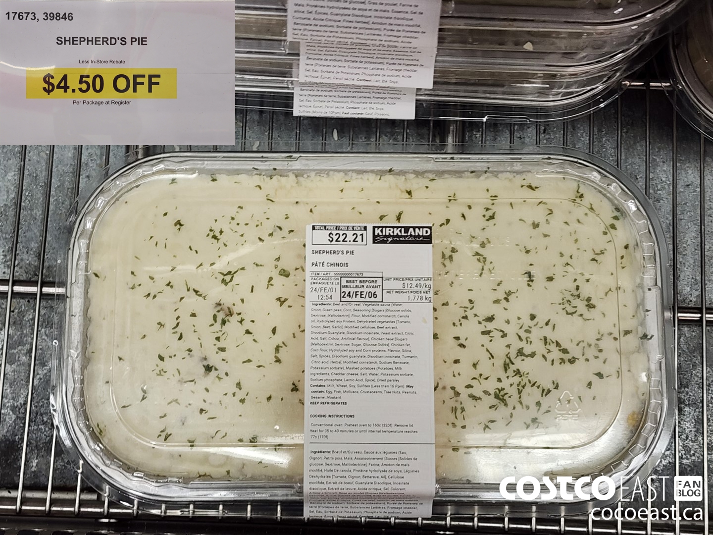 17673 SHEPHERD’S PIE ($4.50 INSTANT SAVINGS)
