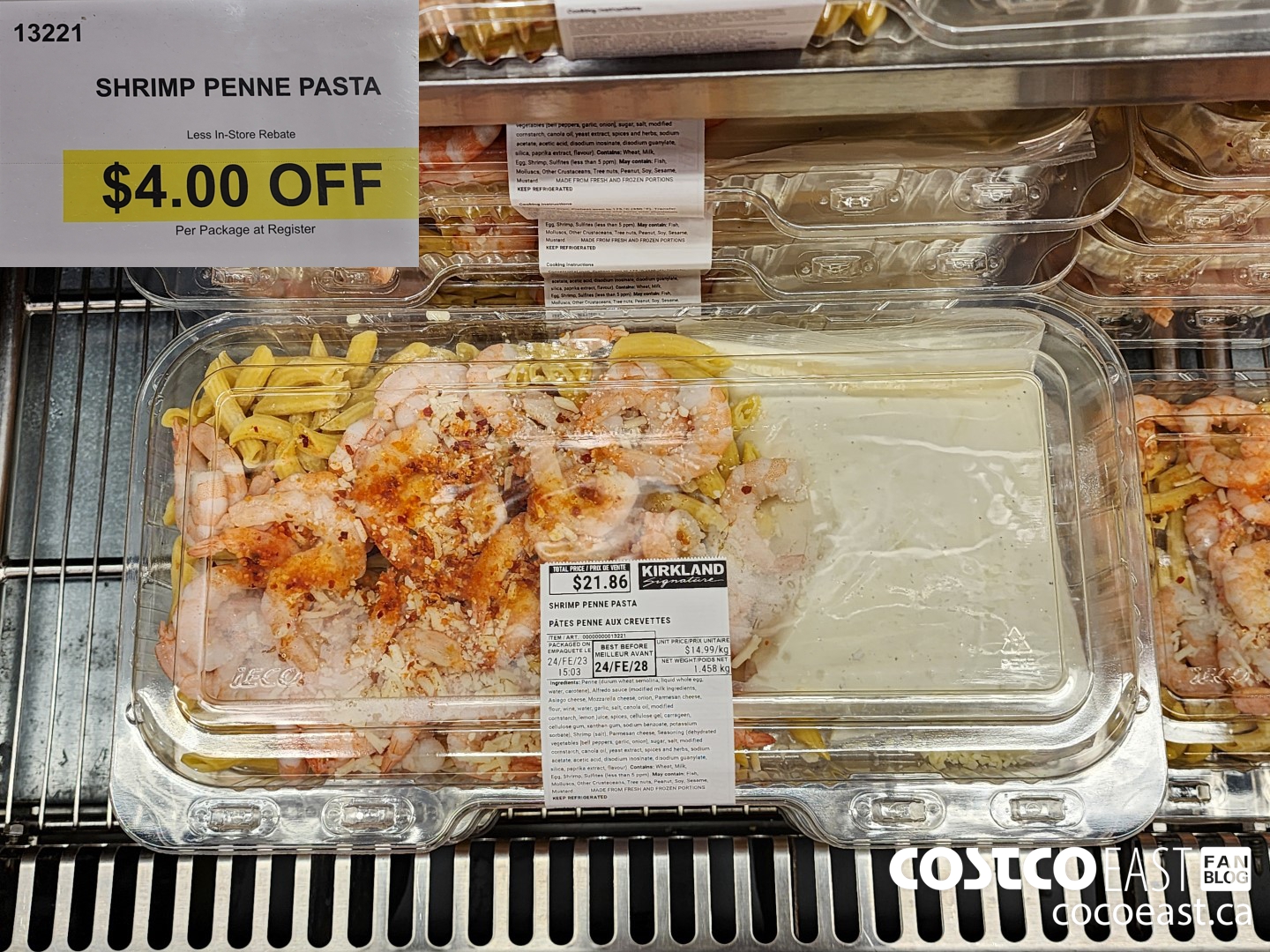 13221 SHRIMP PENNE PASTA ($4.00 INSTANT SAVINGS)