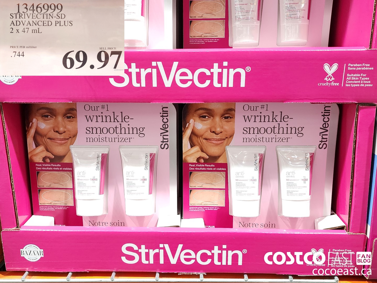 1346999 STRIVECTIN-SD ADVANCED PLUS 2 X 47ML $69.97