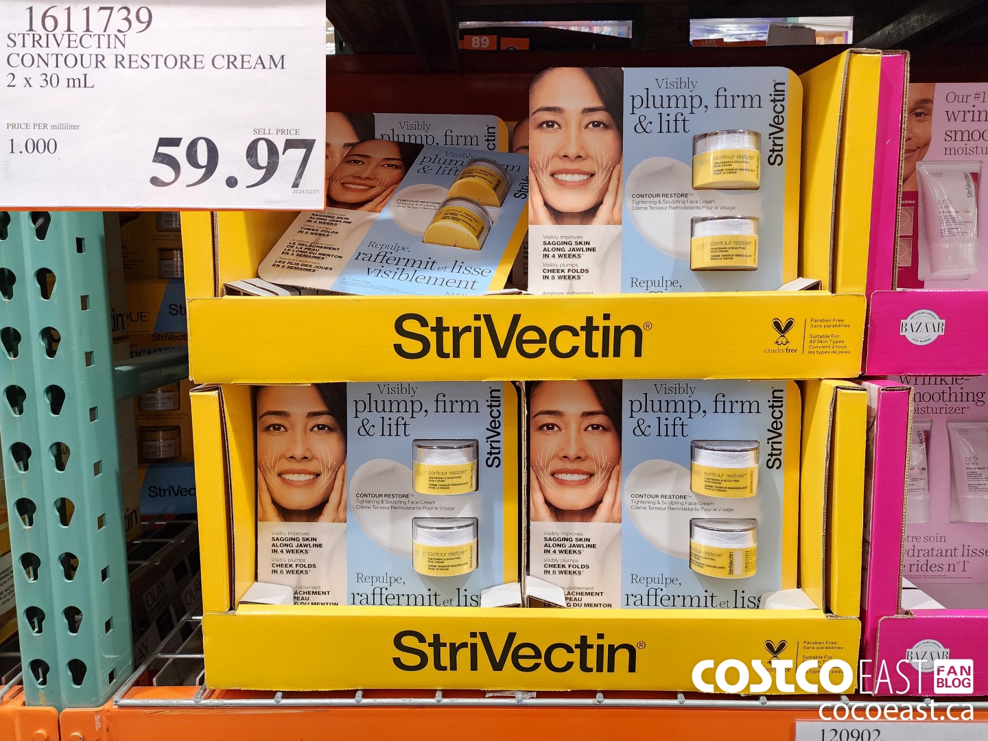 1611739 STRIVECTIN CONTOUR RESTORE CREAM 2 x 30 mL $59.97