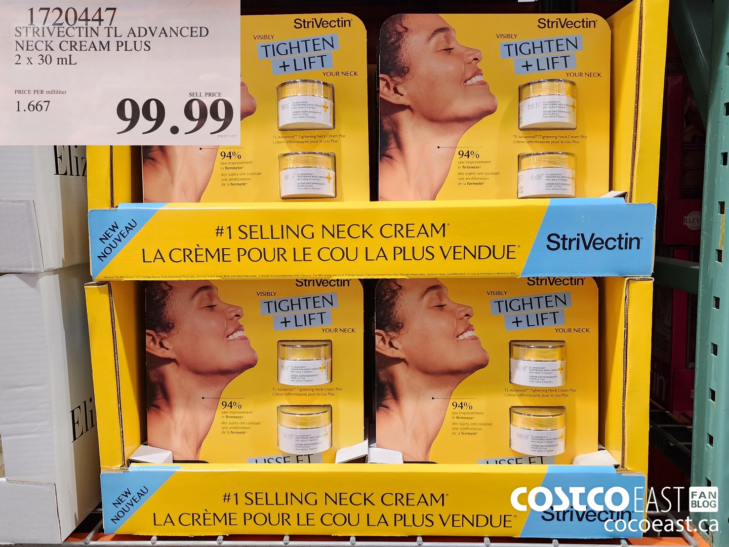 1720447 STRIVECTIN TL ADVANCED NECK CREAM PLUS 2 x 30 mL $99.99