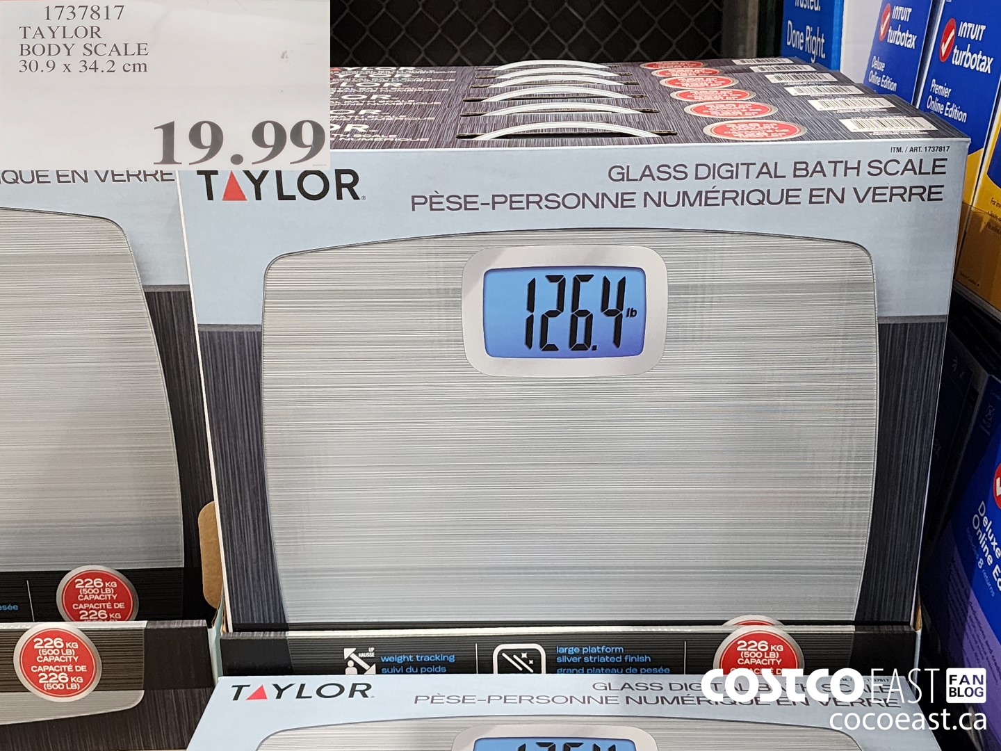 1737817 TAYLOR BODY SCALE 30.9 x 34.2 cm $19.99