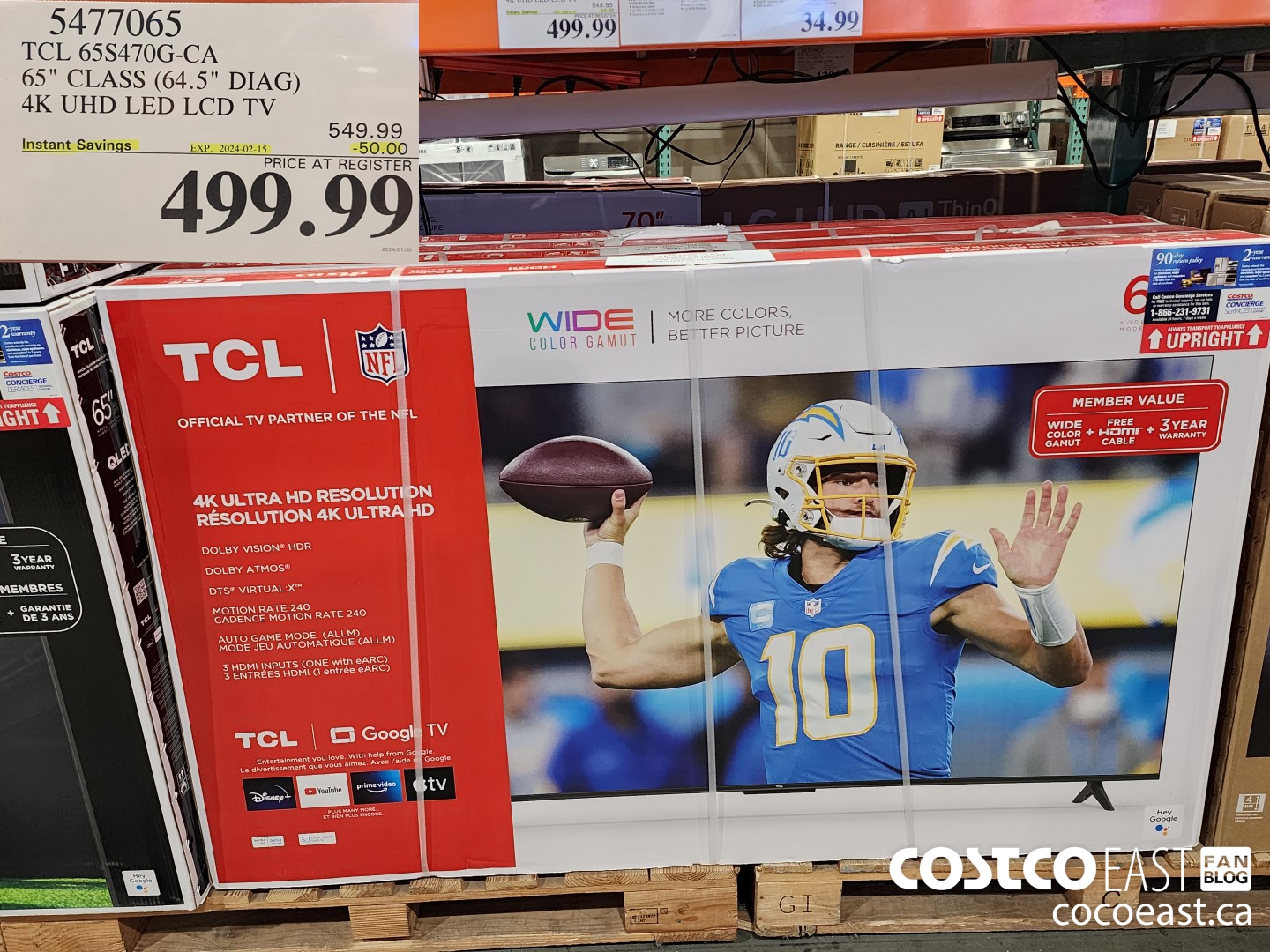 5477065 TCL 65S470G-CA 65