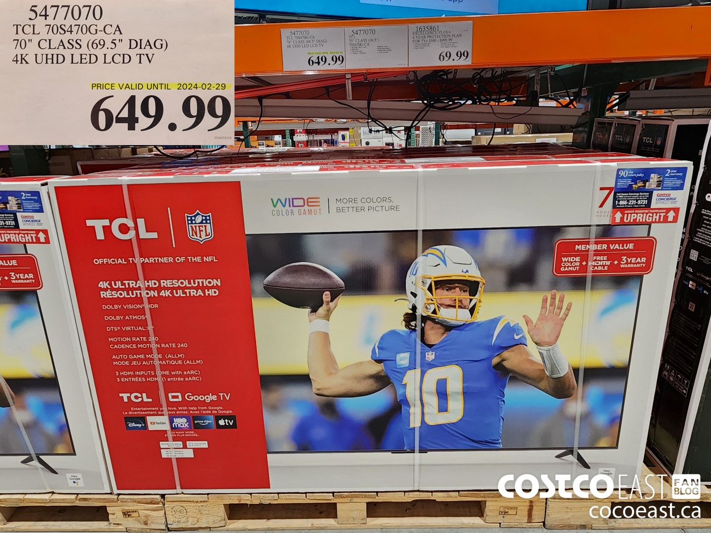 5477070 TCL 70S470G-CA 70