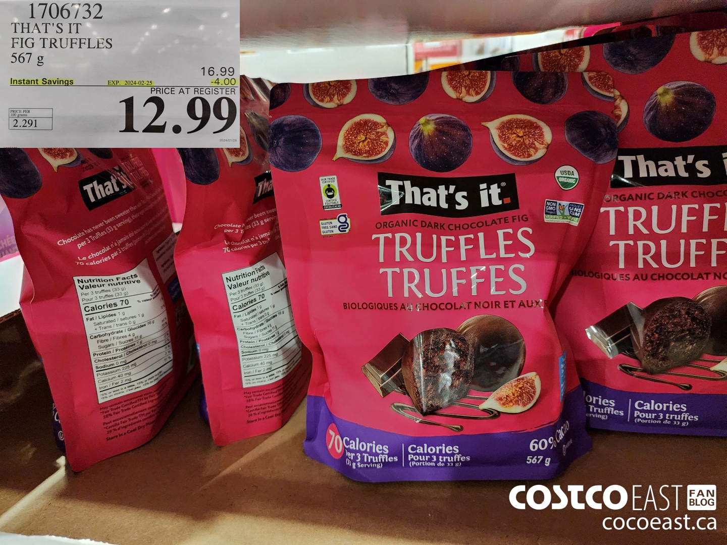 1706732 THAT'S IT FIG TRUFFLES 567 g ($4.00 INSTANT SAVINGS EXPIRES ON 2024-02-25) $12.99
