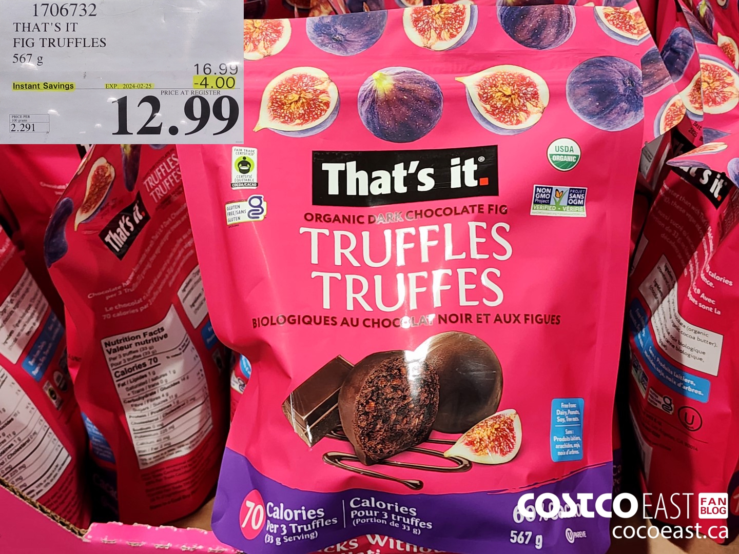 1706732 THAT'S IT FIG TRUFFLES 567 g ($4.00 INSTANT SAVINGS EXPIRES ON 2024-02-25) $12.99