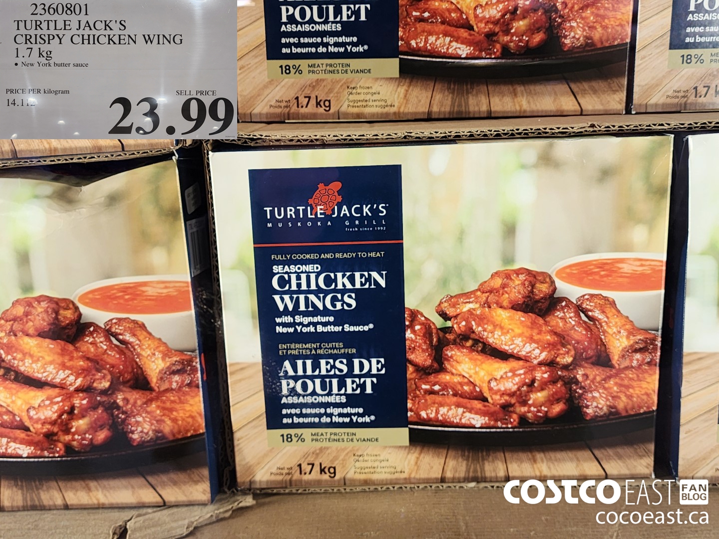 2360801 TURTLE JACK'S CRISPY CHICKEN WING 1.7 kg $23.99