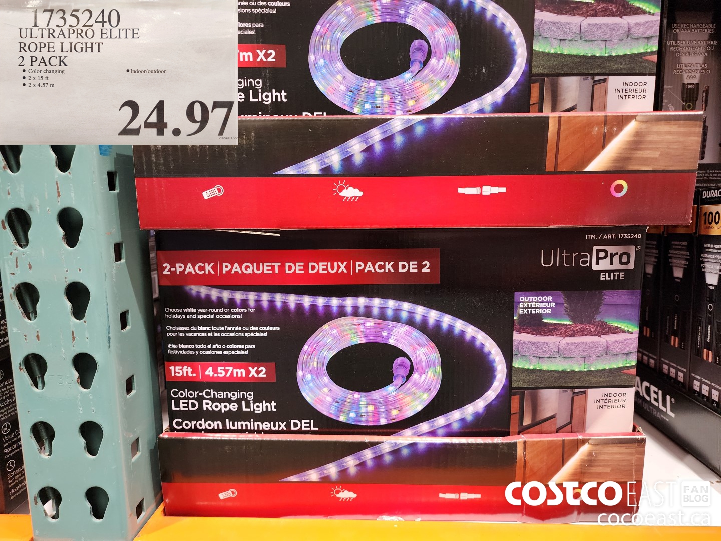 1735240 ULTRAPRO ELITE ROPE LIGHT 2 PACK $24.97