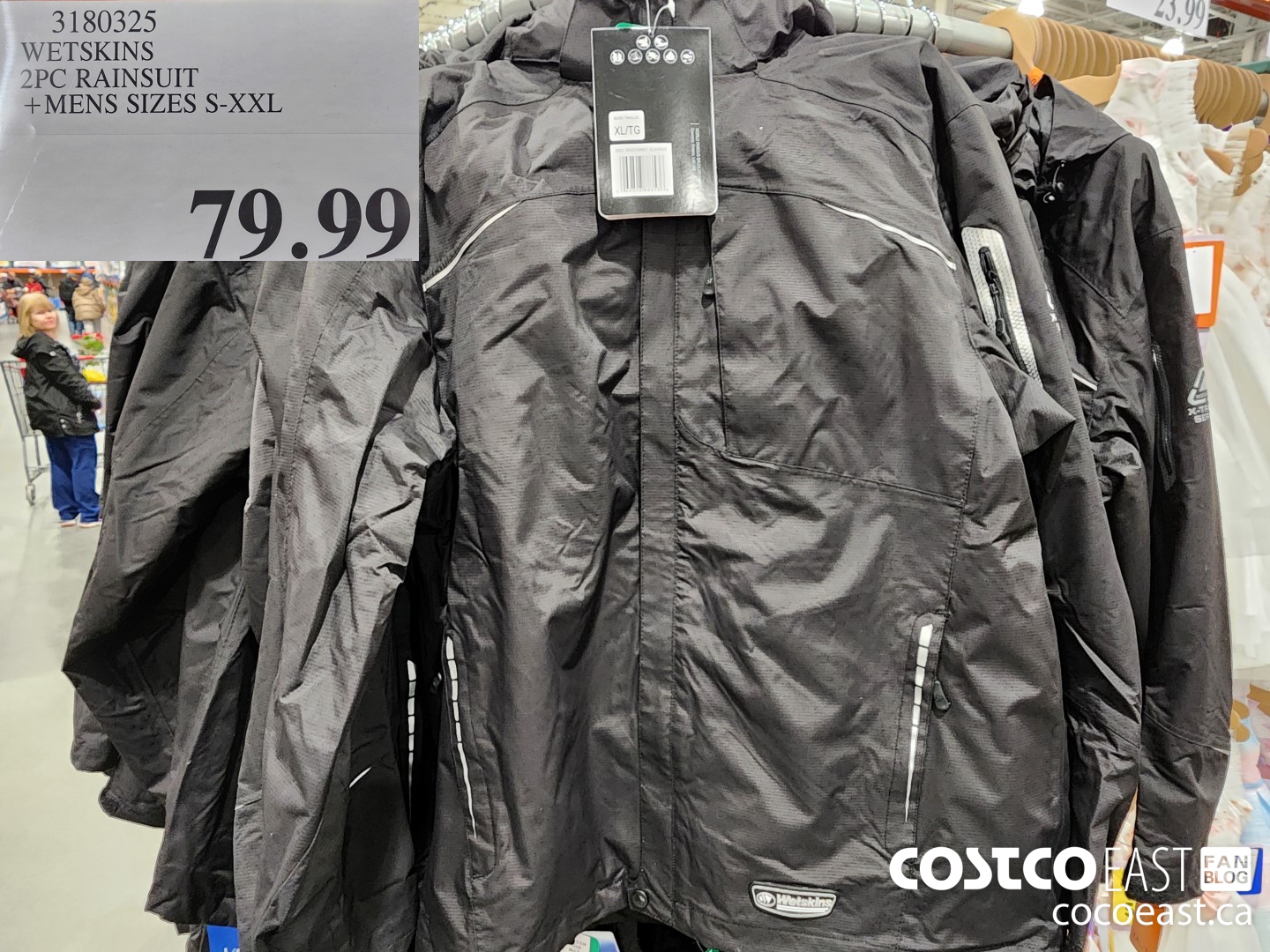 3180325 WETSKINS 2PC RAINSUIT +MENS SIZES S-XXL $79.99