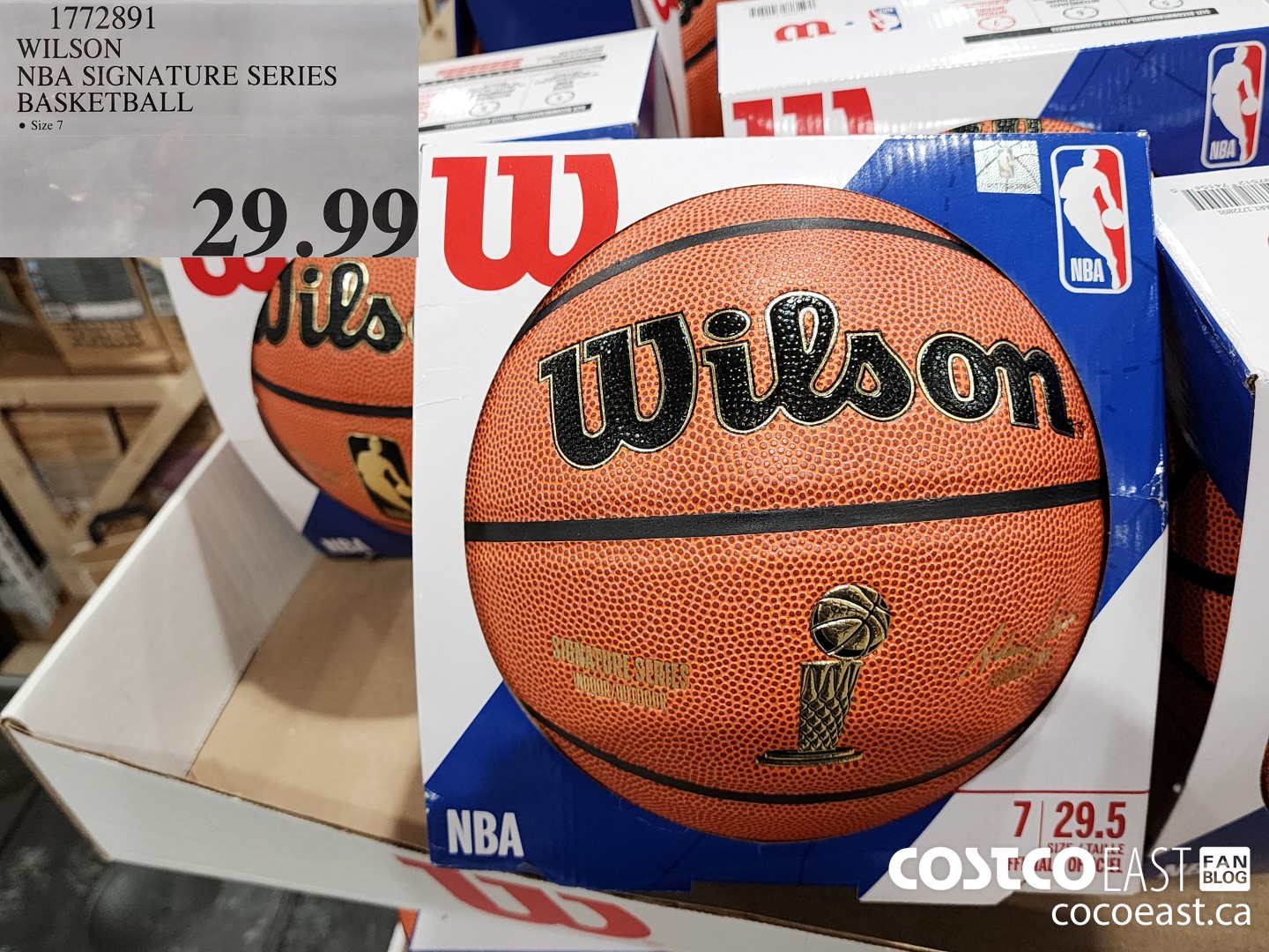 1772891 WILSON NBA SIGNATURE SERIES BASKETBALL $29.99