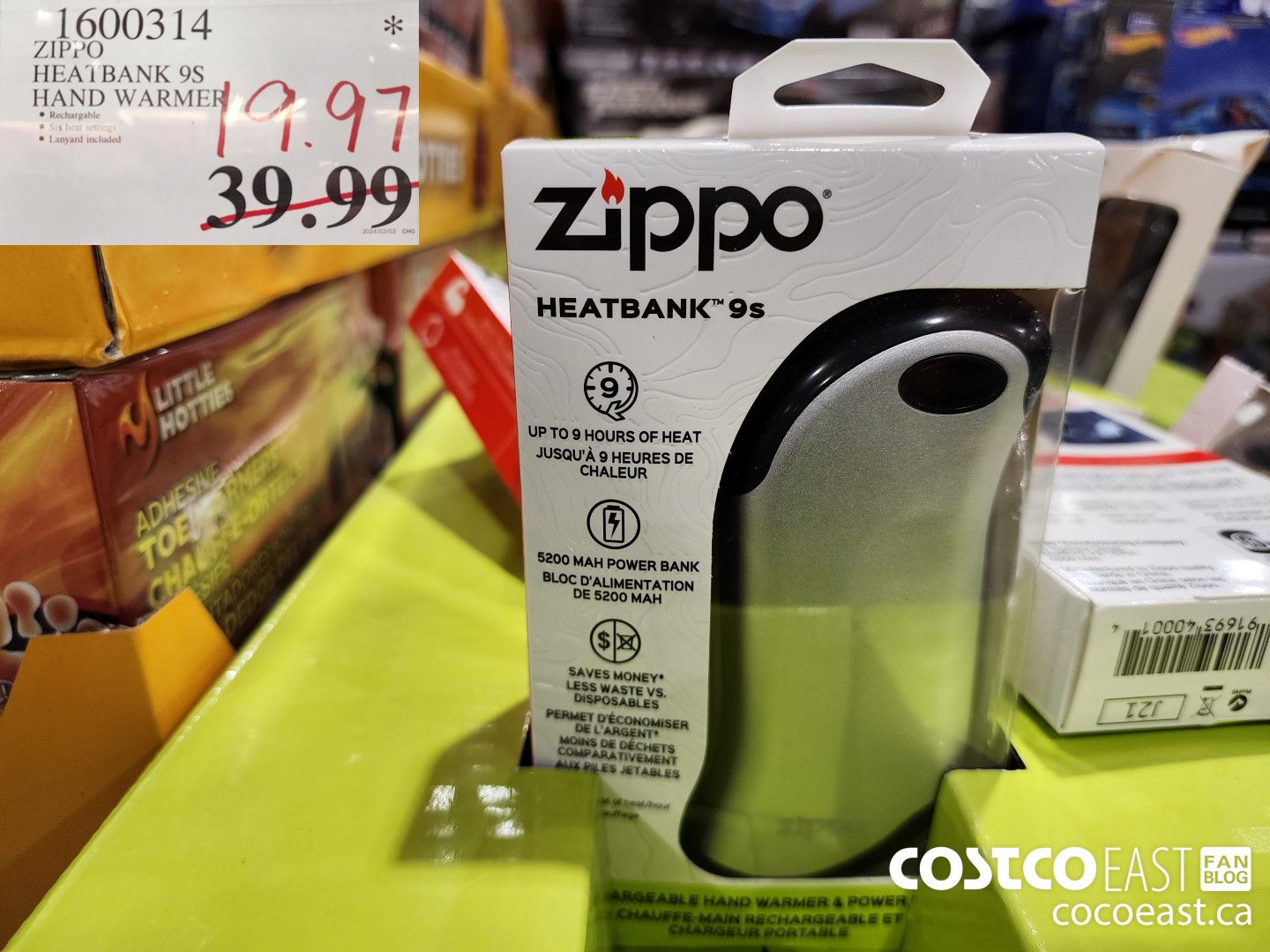 1600314 ZIPPO HEATBANK 9S HAND WARMER $19.97