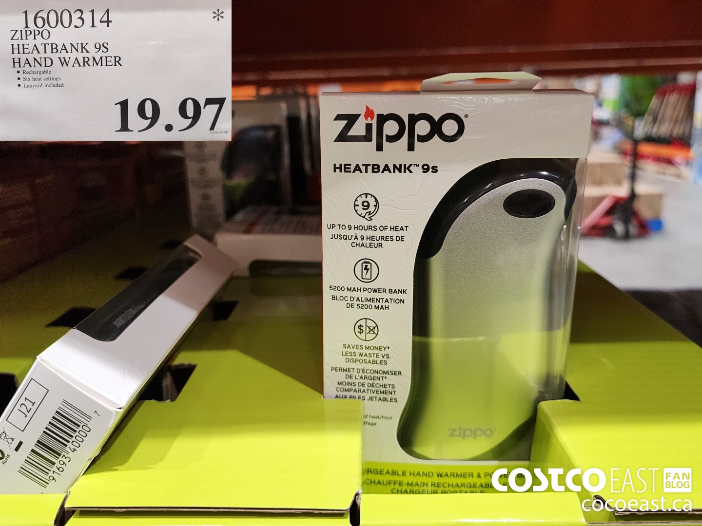 1600314 ZIPPO HEATBANK 9S HAND WARMER $19.97