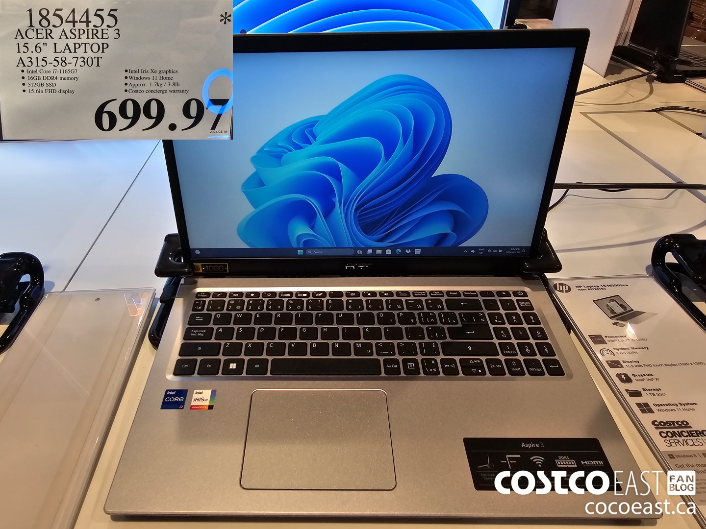 1854455 ACER ASPIRE 3 15.6